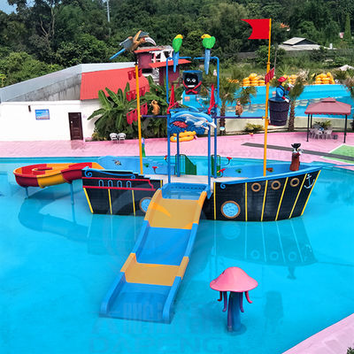 Fiberglas-Wasserturm-Dia-Piraten-Schiffs-Antirost-Spielplatz Aqua Park Slides