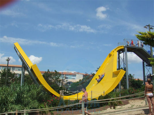 Bananen-Form-Wasser-Park-Dia-Mehrfarben-12 Meter Pendel-Wasserrutsche-
