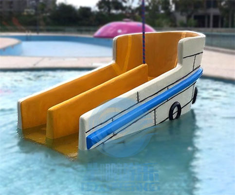 Handels-Mini Pool Slide Fiberglass Water-Park-Pool-Dia-Antistatisches für Hotel