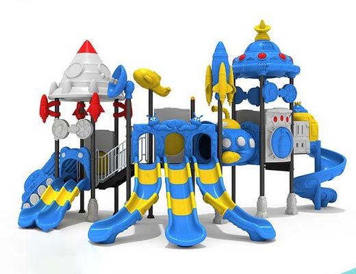 OEM Outdoor-Spielplatz Sicherheitsausrüstung Plastik-Spielhaus-Rutsche für Kinder