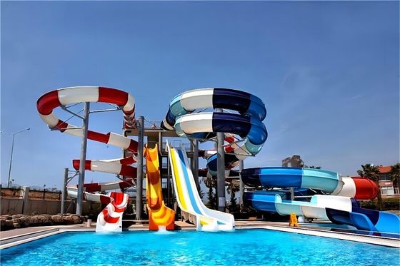 Kinder-Aqua-Spielplatz Wasserrutsche Für Vergnügungspark 18,5Kw