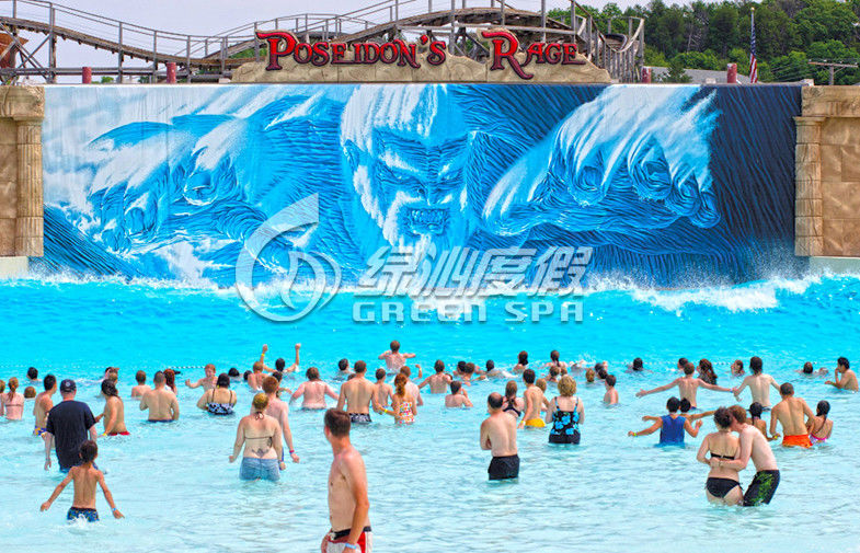 Externes Ferienzentrum Brandungs Wellenbad Kunstlicher Tsunami Fur Kinder Erwachsene