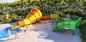Kleine Tornado-Wasserrutsche-Sprecher-Form-Fiberglas-Pool-Wasserrutsche für Kinder