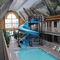 Wirbelsturm-Swimmingpool-Wasserrutsche-einteiliges Fiberglas-blaue Farbe für Aqua Park