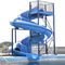 Wirbelsturm-Swimmingpool-Wasserrutsche-einteiliges Fiberglas-blaue Farbe für Aqua Park