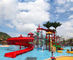 Fiberglas-großes Wasser-Schlag-Haus Soems Aqua Park Playground Water Slide