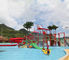 Fiberglas-großes Wasser-Schlag-Haus Soems Aqua Park Playground Water Slide