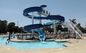 Privates Schwimmbad Spielzeug Glasfaser Rutsche Wasservergnügungspark Spiele Fahrten Innenbereich Spielplatz Kinder