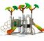 ODM Kinder Outdoor-Wasserpark-Projekt Spielplatz Ausrüstung Rohr Plastikrutsche