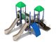 OEM-Wasser-Themenpark Spielausrüstung Hohe harte Kunststoffrutsche für Treppen