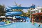 Wasservergnügungs-Themenpark Pool Glasfaser Rutsche für Kinder Spielen kundenspezifische Farbe