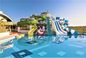 Kinderrutsche aus Glasfaser Vergnügen Aquapark Schwimmen Spielzeug Poolfahrten