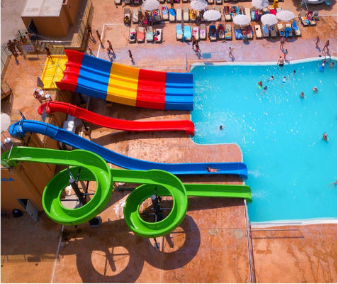 Fiberglas-Swimmingpool-Dia-kombiniertes passendes für Wasser-Park, Hotel, Erholungsort