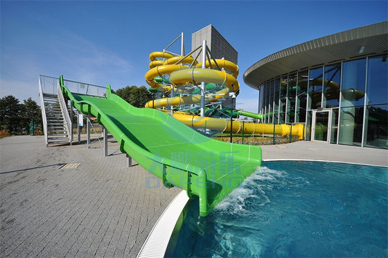 2,5 Meter breite Familien-Dia-Fiberglas-Pool-Dia für Kinder und Erwachsene