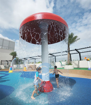 Großer Wasser-Brunnen des Fiberglas-Wasser-Park-Regenschirm-2.0M Diameter Children Mushroom