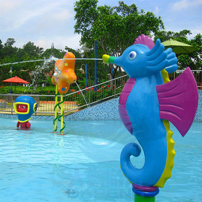 Wasser-Freizeitpark-Ausrüstung, Fiberglas-Wasser-Spiel Seahorse-Spray für Kinder