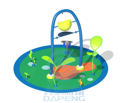 50 ㎡ Kinder-Aquapark-Design mit Wasserspritzpad, Sprühpark mit EPDM-Boden