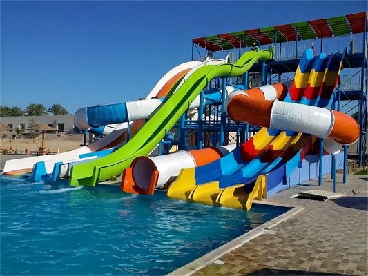 Ein guter Preis. 1 Menschen spielen Wasserpark Rutschspiele Ausrüstung Glasfaser Wasserrutsche Set Online