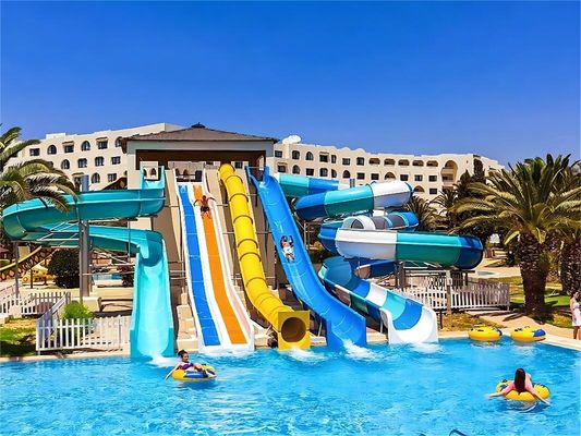 Ein guter Preis. 8m Höhe Außen-Wasserpark Kinderspiele Fahrten Glasfaser Rutsche Für Kinder Online