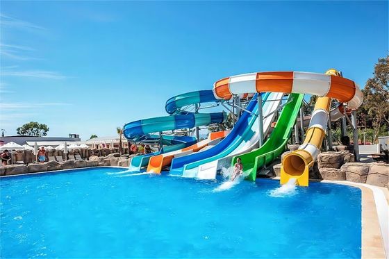 Ein guter Preis. Außenmarkt-Vergnügungspark Karnevalsfahrt Glasfaser-Wasserrutschen Online