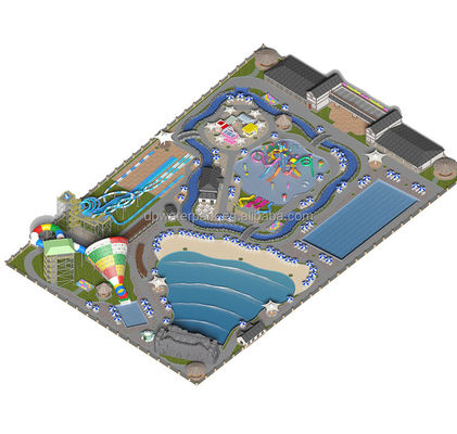Ein guter Preis. 20000 qm Aqua Park Design Masterplan Individuelles Wasser-Themenpark-Design für Resorts Online