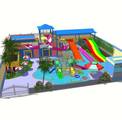 Ein guter Preis. Mittleres Aqua Park Unterhaltungskonzept, maßgeschneidert für Familien, Wasserpark-Design für alle Altersgruppen Online