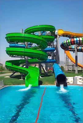 Ein guter Preis. Adult Spiral Combination Water Slide With Perfectly Designed Slide Color Customizable Suitable For Home Outdoor Online