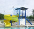 Gelbes offenes gewundenes hohes Fiberglas des Swimmingpool-Dia-2.2m besonders angefertigt