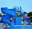 OEM 3,3 Meter Glasfaser Wasserpark Schwimmbad Rutsche - Blau