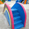 Breite 0.6m der Regenbogen-Mini Splash Pad Children Fibreglass-Wasserrutsche-Höhen-1.1m