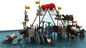 Kinderreden großes Wasserrutsche-Piraten-Schiff im Freien AntiuVstatisches an