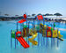 Kindersicherheits-Spielplatz-Wasserrutsche-Anti-UVpool-Dia im Freien mit Eimern