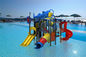 Kundenspezifische Metallwasserrutsche Fade Resistant des Spielplatz-Wasserrutsche-Pool-LLDPE