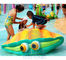 Aqua Park Kids Splash Zone-Element-Fiberglas-Boden gelbes sprüht Shell -