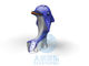 Spielplatz-Aqua Water Toys Fiberglass Dolphin-Berieselungsanlage für Spritzen-Auflage