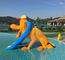 Doppeltes Gerinne-Mini Pool Slide Fiberglass Children-Swimmingpool-Hundedia Anti-UV