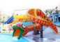 Kobra-Mini Pool Slide Fiberglass Swimmingpool-Wasser-Spiel im Freien für Kinder