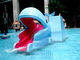 Kinder Mini Pool Slide Whale Frog formten Fiberglas-Swimmingpool-Dia