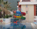 Antiultraviolettes verblassen Swimmingpool-Wasserrutsche-Fiberglas-bunte Wasserrutsche