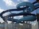 Schwimmbad Glasfaser Wasserrutsche für Kinder kommerzieller Themenpark Spielplatz Vergnügungsfahrten