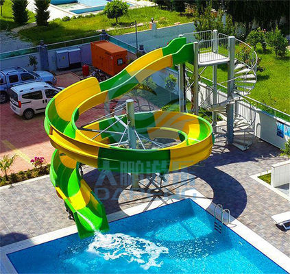 Ein guter Preis. 3 Meter hohes offenes Körper-Dia-, Grünes und GelbesSwimmingpool-Dia Online
