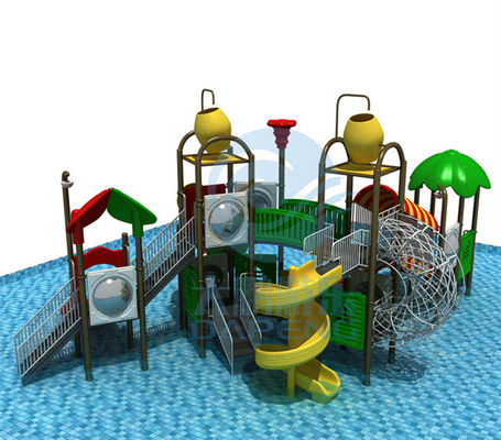 Sicherheits-Spielplatz-Wasserrutsche scherzen umweltfreundliche Wasserrutsche LLEPE im Freien