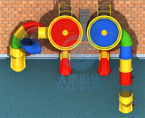 Ein guter Preis. LLDPE Plastikhandelspool-Dias der Kinderspielplatz-Wasserrutsche-im Freien Online
