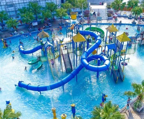 Qualität Kundengebundener Spielplatz-Wasserrutsche-mittlerer Freizeitpark Aqua Tower Fabrik