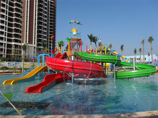 Spielplatz-Kinder spritzen Zonen-Wasserrutsche Anti-UVbescheinigung iSO TUV ROHS