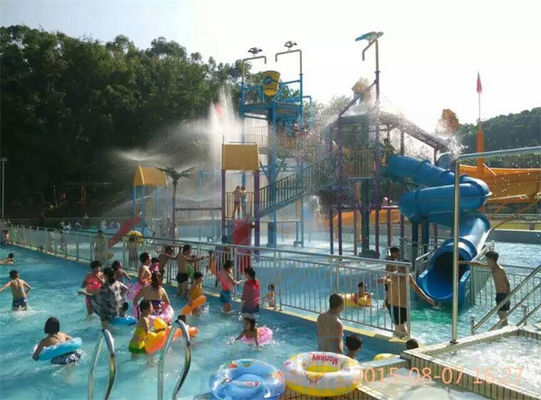 Aqua Park Playground Water Slide-Familien-Fiberglas-großes Spritzen-Dia-Antikorrosion
