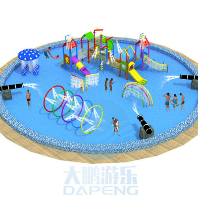 Durchmesser der Familien-Spritzen-Zone Waterpark-Kinderhandelswasser-Spielgeräte-20m