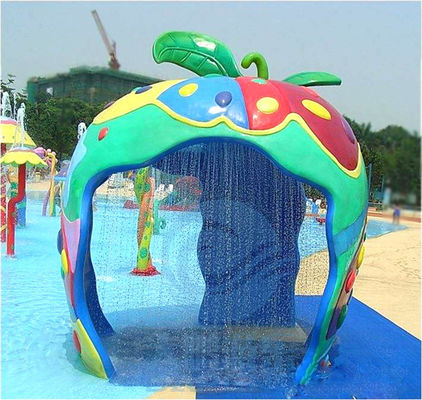 Apple-Swimmingpool-Brunnen und Wasserfälle wässern Haus-Fiberglas für Kinder