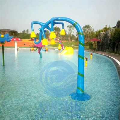 Kinder spritzen die Wasserstrahl Zonen-Fiberglas-Wein-Dusche, Aqua Spray Park Elements