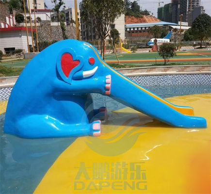 Elefant geformter Mini Pool Slide Outdoor Commercial-Swimmingpool schiebt besonders angefertigt